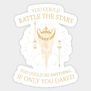 Acotar bookish dark romance and fantasy book nerd Sticker